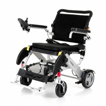 Motion Healthcare Foldalite Pro Silver Power Chair